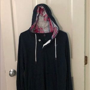 The Black Dog dark blue hoodie